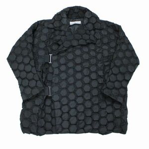 ISSEY MIYAKE イッセイミヤケ 15AW 3D スチーム ストレッチ ジャケット 2 ブラック