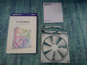 0610u2803 NZXT 140mm RGB対応 ホワイト PCケースファン RF-R14FF-W1