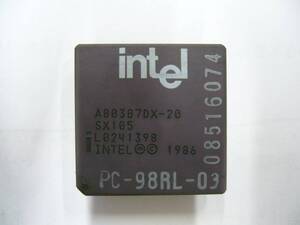 PC-98RL 他　コプロッセッサー　intel A80387DX-20 SX105 中古　送料無料