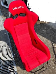 【送料着払】BRIDE VIOSⅢ フルバケ フルバケットシート 赤　背面カバー付　美品 RECARO ジータ3 ブリッド