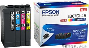 IB07CL4B エプソン 純正 インクカートリッジ 大容量 4色組 EPSON PX-M6010F PX-M6011F PX-S6010 マウス プリンターインク