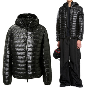 送料無料 MONCLER モンクレール LAUZET 1A00030 595OK ブラック ダウンジャケット ブルゾン size 2