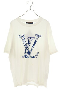 ルイヴィトン Tシャツ 24SS RM241M AUR HQN13W サイズ:XL LVニットTシャツ 中古 BS99