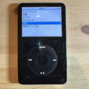 動作品◆Apple iPod 第5世代 (A1136) 60GB ブラック