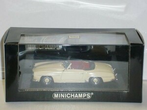 ☆1/43 MINICHAMPS Mercedes-Benz 190SL 1955 アイボリー