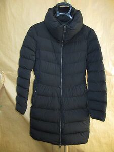 モンクレール 　MONCLER 　18aw NEVALON　ハイネック　ウエストシェイプ　ダウン　コート　黒　2　国内正規品