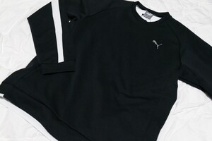 NPG60★2024年モデル★秋ゴルフ★PUMA GOLF★プーマゴルフ★PFクルーネックプルオーバー長袖★L/BK