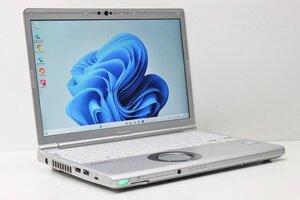 1円スタート ノートパソコン Windows11 WPS office搭載 Panasonic レッツノート CF-SV8 第8世代 Core i5 SSD256GB メモリ8GB カメラ