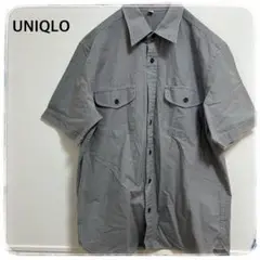 UNIQLO メンズ　シャツ　襟付き　綿100%