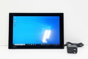 【JUNK】 東芝 dynabook TabS80/D Windows10 Pro 64bit ACアダプタ付属 OS起動確認済 Windowsタブレット 無線LAN使用不可【tkj-02639】