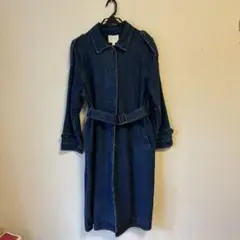 H&M デニムブルーロングワンピース 165/96A