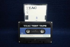 ▼カセットテープ04 TEAC TEST TAPE MTT-0561▼クロームポジション/テストテープ/ラジオ技術