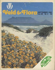 ■Veld & Flora Vol.69 No.3（JOURNAL OF THE BOTANICAL SOCIETY OF SOUTH AFRICA）検：カーステンボッシュ 