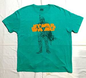 Movie Tee【STAR WARS/ボバ・フェット】2XL//スター・ウォーズ/グリーン