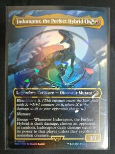 究極のハイブリッド恐竜、インドラプトル　foil ロゴ入り Indoraptor, the Perfect Hybrid