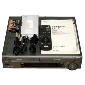 [240315] 動作確認済み SONY WV-H5 VHSハイファイ ステレオ ハイエイト ビデオデッキ 8mm ミリ
