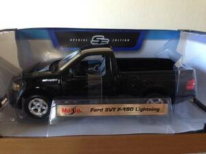 限定数 Maisto マイスト 1/21 Ford SVT F-150 Lightning 黒 