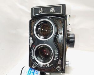 ★珍品！超美品★海鴎 4B SA-85 75mm F3.5 シーガル 二眼カメラ★シャッター切れる★