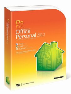 製品版●Microsoft Office Personal2010(ワード/エクセル/アウトルック)●2PC認証・