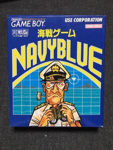 送料無料♪ 1142 未使用♪ 極美品♪ 箱ピシ♪ NAVYBLUE ネイビーブルー 海戦ゲーム ゲームボーイ GAME BOY GB