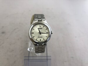 【SEIKO　EXCELINE】セイコーエクセリーヌ　4J41　OA50　390271　レディス腕時計　アイボリー×シルバー　SY02-GK3