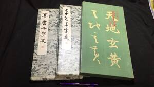 #E『真草千字文』●松本芳翠書●松濤社刊●昭和57年発刊