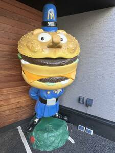 1970年代ヴィンテージ　マクドナルド　MCDNALDS　ビックマックポリス　BIGMACPOLICE　スタチュー　statue　プレイランド