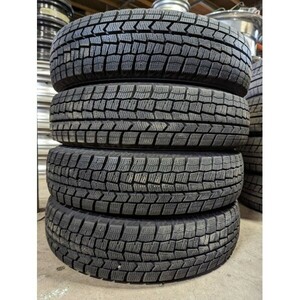 ★送料無料★ 145/80R13 2018年製 9～9.5分山 ダンロップ WINTERMAXX WM02 4本/中古スタッドレスタイヤ(冬タイヤ) デュエット N7126_A2