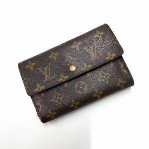 ルイヴィトン(LOUIS VUITTON) モノグラム ポルト トレゾール・エテュイ パピエ M61202 ジャンク 【中古】 MK-466