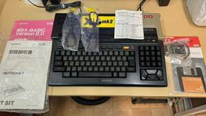 SONY ソニー MSX2 HB-F1XD mk2 箱無付属品一式付 キーボード基盤リペア品に交換済 FDD非純正ベルト交換済