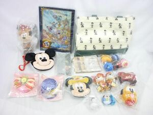 【同梱可】中古品 ディズニー チップ&デール プルート 他 ぬいぐるみバッジ ホテル トートバッグ ストラップ 等 グッ