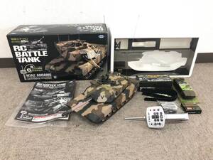 99B◆MARUI 東京マルイ アメリカ軍主力戦車 M1A2 エイブラムス 砂漠迷彩仕様 /24 RC ラジオコントロール バトルタンク 取説 箱付◆