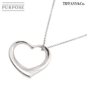 ティファニー TIFFANY&Co. オープンハート ネックレス 幅27mm 45cm シルバー SV 925 Necklace 90258200