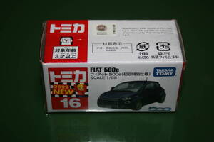 【デッドストック 未開封新品】 トミカ NO.16 FIAT 500e フィアット 500e（初回特別仕様）