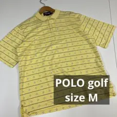 POLO golf ポロゴルフ　ポロシャツ　総柄　90