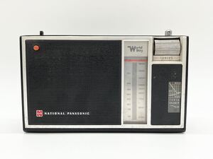 【 NATIONAL PANASONIC トランジスタラジオ RF-690 】 ナショナル パナソニック ワールドボーイ 昭和 レトロ アンティーク 時代 World Boy