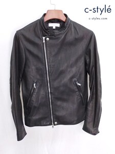 I941 [秋冬物][人気] UNITED ARROWS ユナイテッドアローズ レザージャケット S ブラック 1225-199-7949 | G★