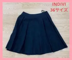 〇1961〇 INDIVI プリーツスカート 女性