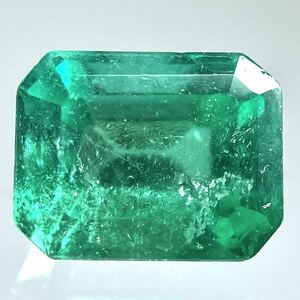 ［天然エメラルド0.703ct］U 約5.7×4.5mm ルース 裸石 コランダム 宝石 ジュエリー beryl ベリル emerald jewerly BC6/BC6