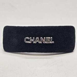 CHANEL　シャネル　コメ有り　ロゴ　バレッタ　ヘアクリップ　8675　