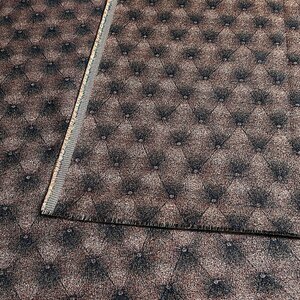 オリジナル ジャガード織物 チェスターフィールドソファ調ヴィンテージ生地 ブラウン 茶色 3m　　　　限定 ジャカード アンティークレザー