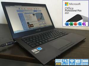 ☆彡 ASUSPRO BU400A-CZ168G Core i5 1.8GHz/8G/500G/14型1,600×900/Win11+2021