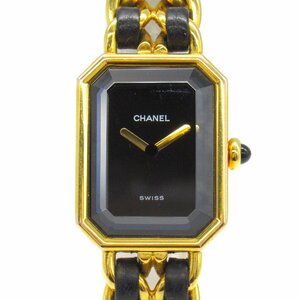 シャネル プルミエールL ブランドオフ CHANEL GP（ゴールドメッキ） 腕時計 GP/革 中古 レディース