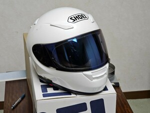 SHOEI ショウエイ XR-1100　サイズL　ホワイト　ミラーシールド　ノーマルシールド付