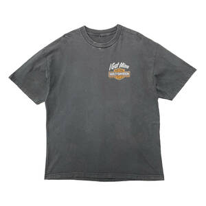 USA 古着 Tシャツ ハーレーダビッドソン ロゴ プリント ブラック 黒 Harley-Davidson BA2936