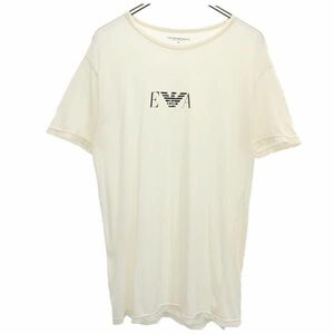 エンポリオアルマーニ 半袖 Tシャツ M ホワイト系 Emporio Armani メンズ