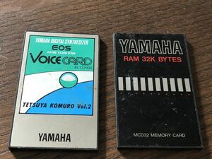 YAMAHA RAM32 BYTES &YAMAHA ESO MEMORY CARD