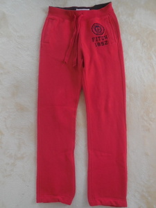 〈USED〉〈アバクロ〉〈Abercrombie＆Fitch〉〈サイズS〉〈スウェットズボン〉〈赤〉