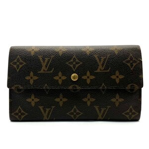 仙5 Louis Vuitton M61215 モノグラム ポルトトレゾール インターナショナル 三つ折り 長財布 ブラウン系 ルイヴィトン LV ウォレット