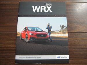 ◆新品U.S.限定スバル【WRX】北米版輸入 2024カタログ１冊限定◆送料230円～